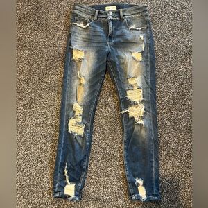 BKE Distressed Skinny Jeans